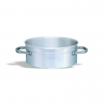 casseruola bassa alluminio 2 maniglie